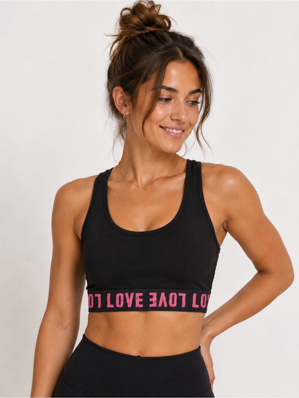 Bozzolo Black Sports Bra NWOT - Size Medium